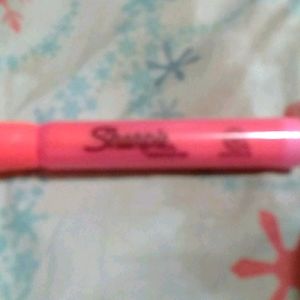 Pink sharpie highlighter